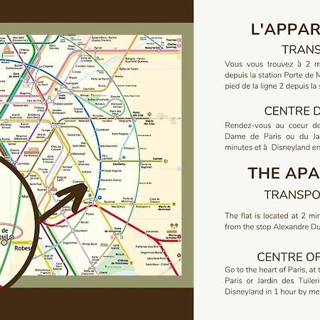 21.Appart 4Pers#1 Bedroom #Pere Lachaise #Nation Παρίσι Εξωτερικό φωτογραφία